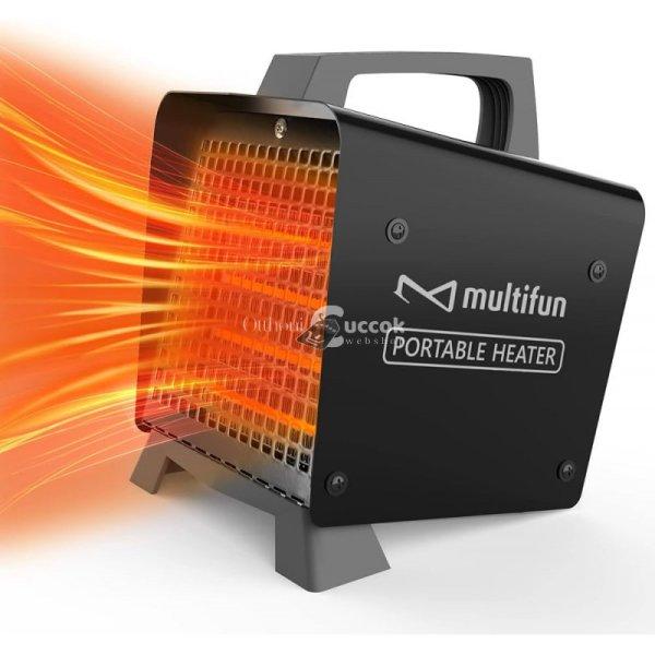 Multifun 2000W-os ipari kerámia hősugárzó - Fekete