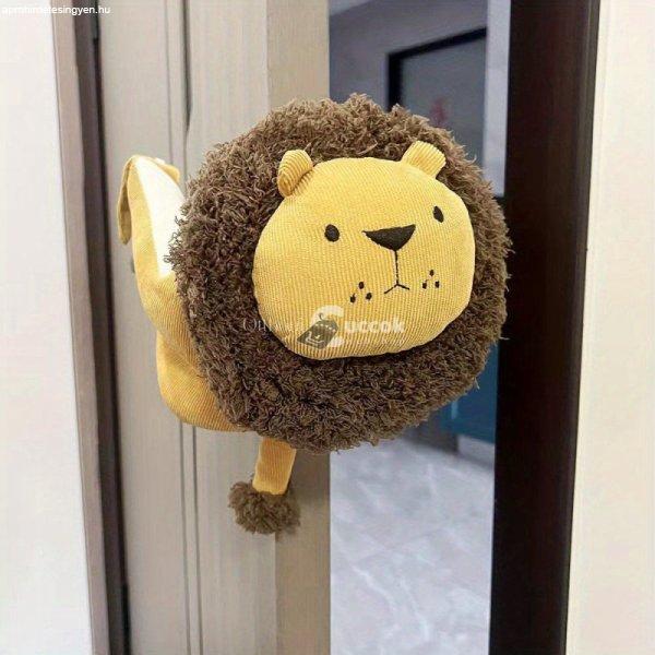 Állatos gyermek ujjvédő ajtóra - oroszlán