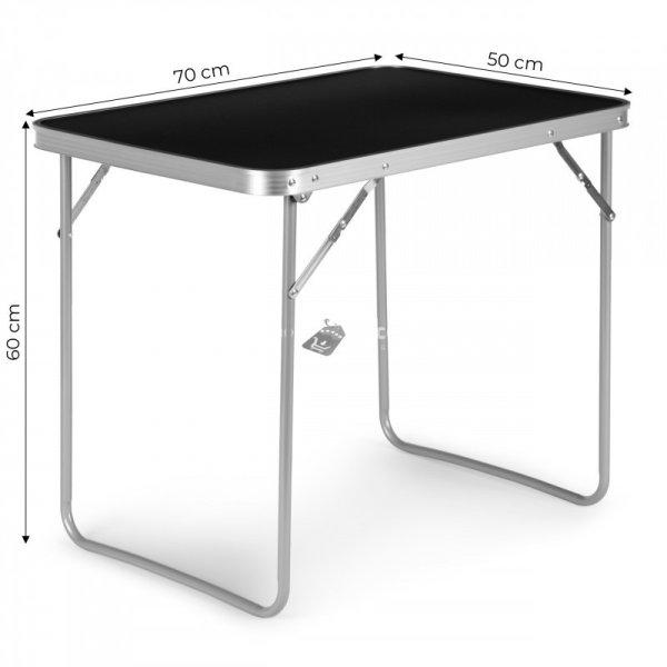Összecsukható piknikasztal 70x50cm, kerti asztal, könnyen szállítható,
praktikus asztal
