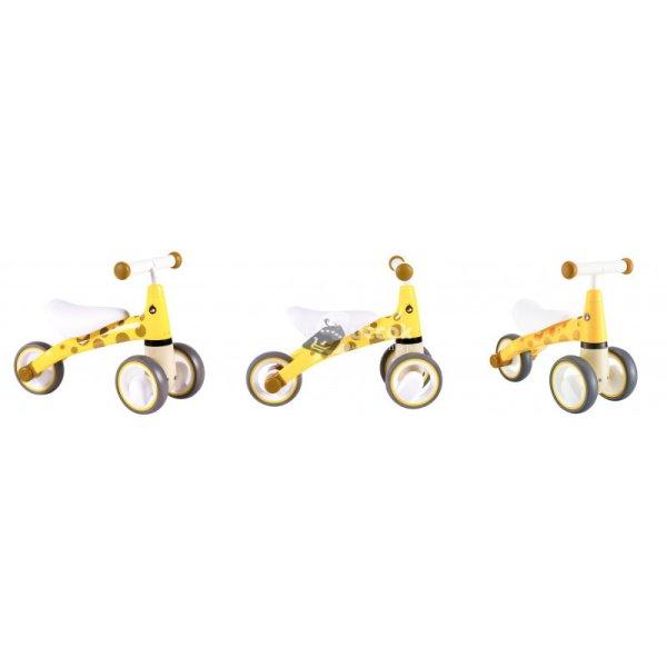 Egyensúlyozó kerékpár ECOTOYS - gyermek bicikli, kisgyermek járgány, első
bicikli, kiegyensúlyozott kerékpár - -Zsiráf