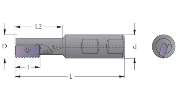 Menetmaró szár 1-lapkás SR0021H21