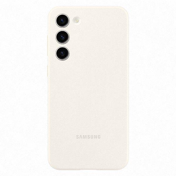 Tok Silicone Cover for Samsung Galaxy S23 Plus, cotton - EF-PS916TUEGWW