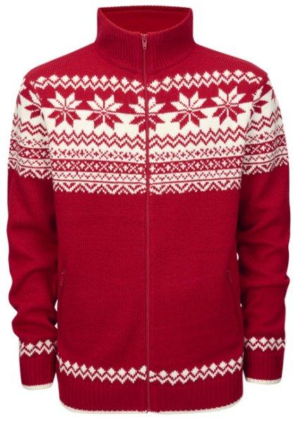 Brandit pulóver norvég cipzárral, piros színű