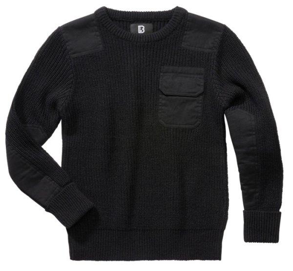 Brandit gyermek BW pulóver, fekete