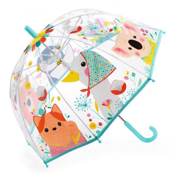 Djeco: Little Big room Esernyő - Cuki állatos - Nature