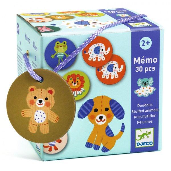 Djeco Memória játék - Érzésre - Memo Stuffed animals - FSC MIX