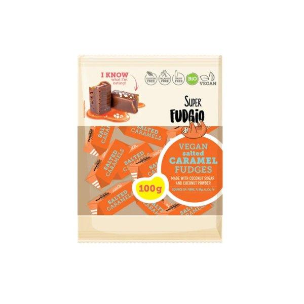 Super fudgio bio vegán karamella sós karamellás 100 g