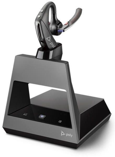 Poly Plantronics Voyager 5200-M UC Wireless Bluetooth Headset Black