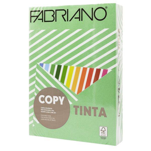 Másolópapír, színes, A4, 160g. Fabriano CopyTinta 250ív/csomag. intenzív
sötétzöld/verde