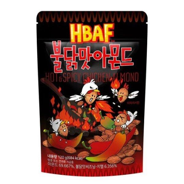 HBAF Hot and Spicy Chicken Almond csípős csirke ízű mandula snack 120g
Szavatossági idő: 2025-01-14