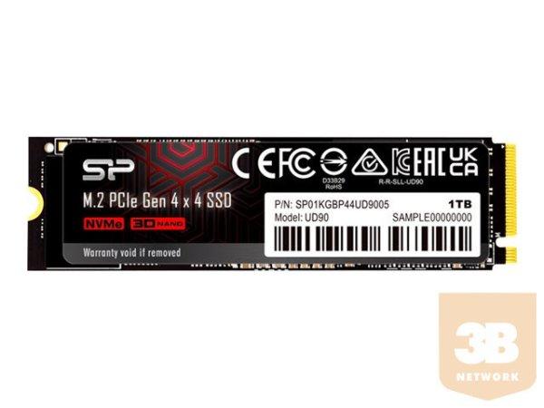 SILICON POWER M.2 2280 PCIe 1TB SSD UD90 Gen4x4 NVMe 4500/1950 MB/s