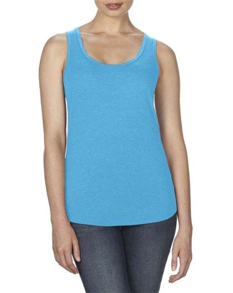 ANL6751 ívelt aljjú sporthátú ujjatlan női póló-trikó Anvil, Heather
Caribbean Blue-2XL