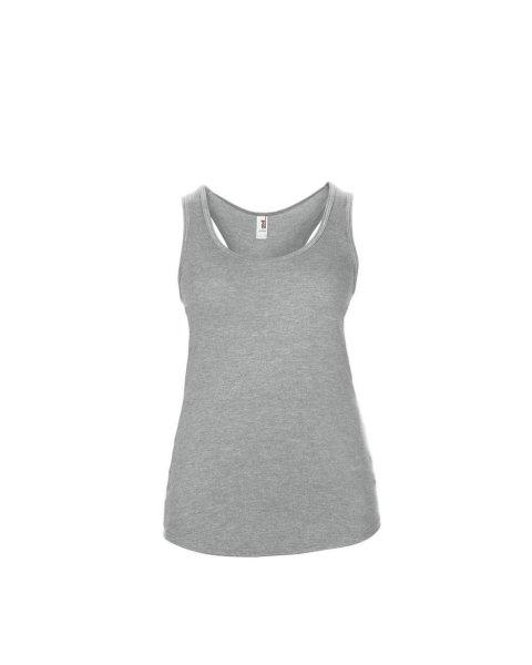 ANL6751 ívelt aljjú sporthátú ujjatlan női póló-trikó Anvil, Heather
Grey-2XL