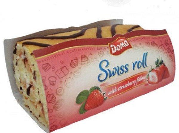 Doma Swiss Roll 115G Eper