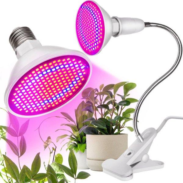 Flexibilis csíptethető-, és állítható
növénynevelő lámpa - 200 LED (BB-16348)