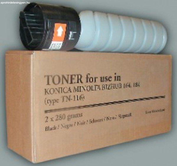MINOLTA B164 TN116 / db Utángyártott Japán Fekete Toner
