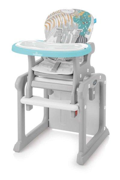 Baby Design Candy 2:1 multifunkciós etetőszék #szürke-kék