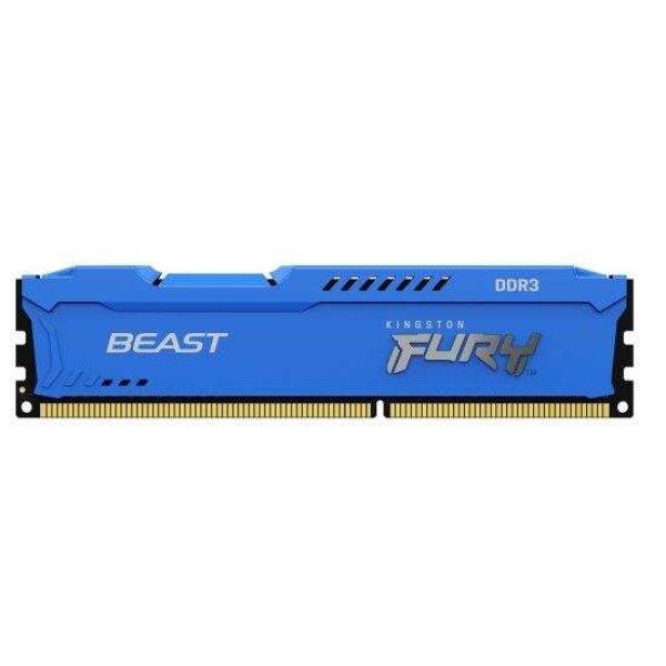 8GB 1600MHz DDR3 Kingston Fury Beast Blue CL10 (KF316C10B/8) (KF316C10B/8)