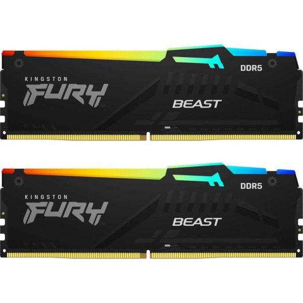 64GB 5600MHz DDR5 RAM Kingston Fury Beast RGB CL36 (2x32GB) (KF556C36BBEAK2-64)
(KF556C36BBEAK2-64)