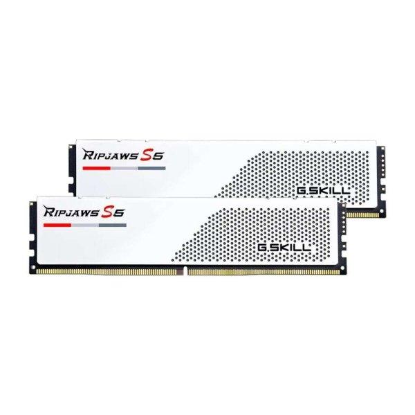 32GB 5600MHz DDR5 RAM G.Skill Ripjaws S5 white (2x16GB)
(F5-5600J3636C16GX2-RS5W) (F5-5600J3636C16GX2-RS5W)