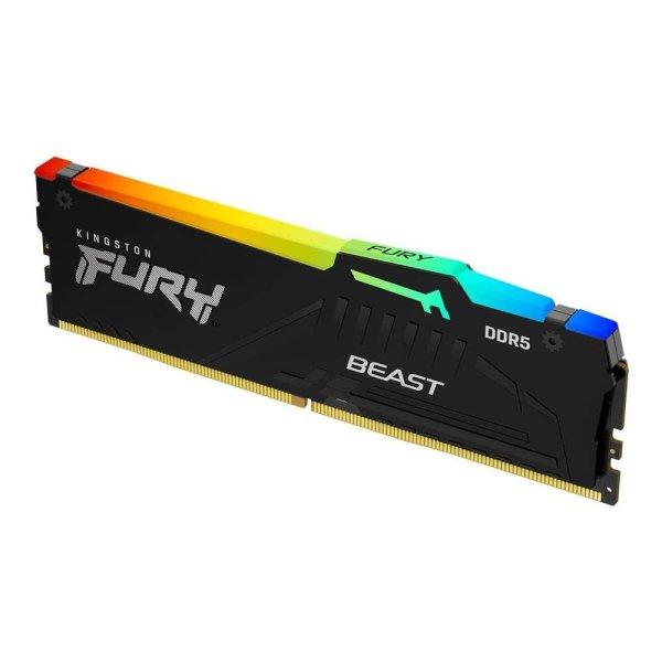 Kingston FURY Beast RGB - DDR5 - module - 16 GB - DIMM 288-pin - 6000 MHz /
PC5-48000 - unbuffered (KF560C36BBEA-16)