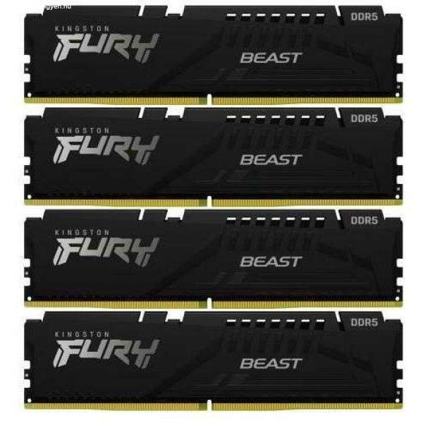 64GB 5200MHz DDR5 RAM Kingston Fury Beast CL40 (4x16GB) (KF552C40BBK4-64)
(KF552C40BBK4-64)