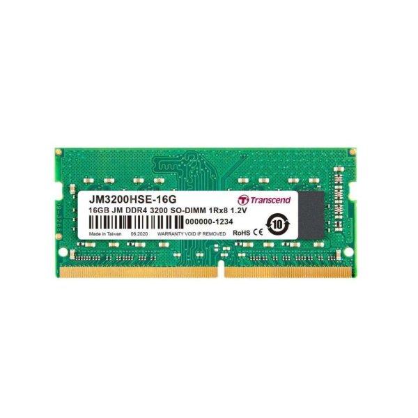16GB 3200MHz DDR4 Notebook RAM Transcend JetRam CL22 (JM3200HSE-16G)
(JM3200HSE-16G)
