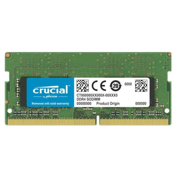 Crucial RAM memory - 32GB - DDR4-3200 SODIMM CL22 (CT32G4SFD832AT)