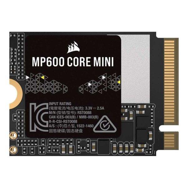 CORSAIR MP600 CORE MINI - SSD - 2 TB - PCIe 4.0 x4 (NVMe) (CSSD-F2000GBMP600CMN)