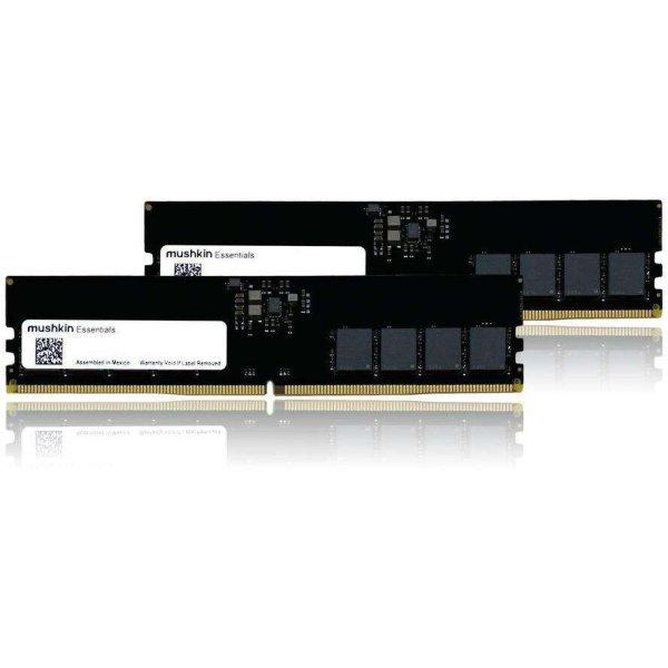 DDR5 64GB PC 4800 CL40 (2x32GB) Mushkin Essentials 1,1V intern retail
(MES5U480FD32GX2)