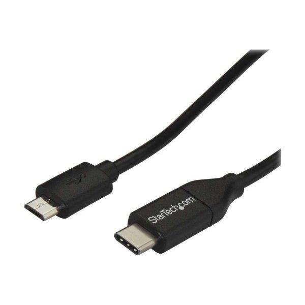 StarTech.com USB2CUB2M USB kábel 2 M USB 2.0 USB C Micro-USB B Fekete
(USB2CUB2M)