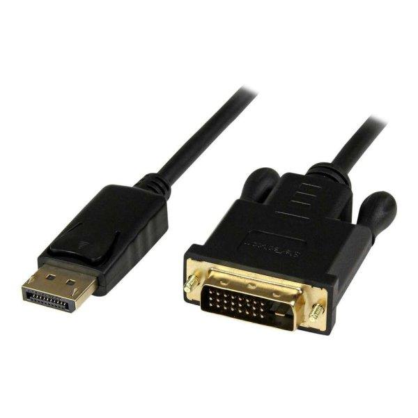 StarTech.com DP2DVIMM6BS video átalakító kábel 1,8 M DisplayPort DVI-D
Fekete (DP2DVIMM6BS)