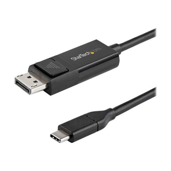 StarTech.com CDP2DP2MBD video átalakító kábel 2 M USB C-típus DisplayPort
Fekete (CDP2DP2MBD)