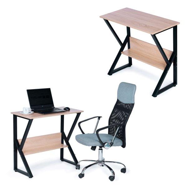 Számítógépes íróasztal polccal, asztal, irodai asztal, játékasztal
80x40cm