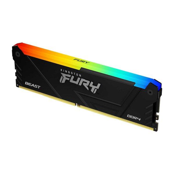 Kingston Technology FURY Beast RGB memóriamodul 8 GB 1 x 8 GB DDR4
(KF426C16BB2A/8)