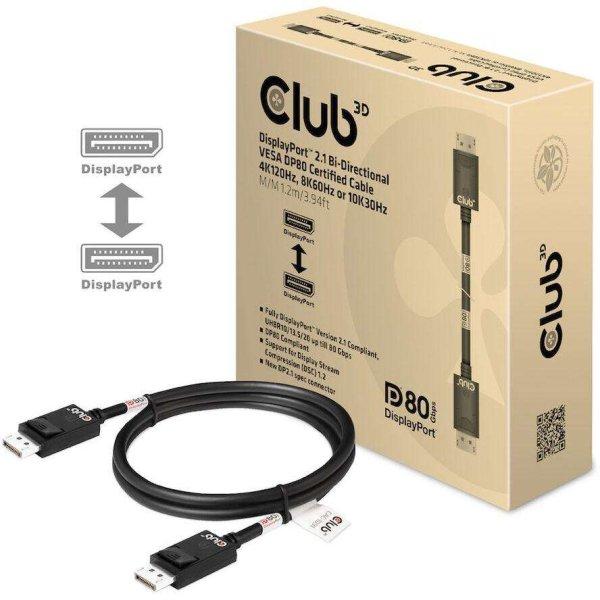 CLUB3D CAC-1091 DisplayPort kábel 1,2 M Fekete (CAC-1091)