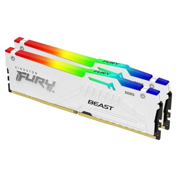 Kingston Technology FURY Beast RGB memóriamodul 64 GB 2 x 32 GB DDR5
(KF560C40BWAK2-64)