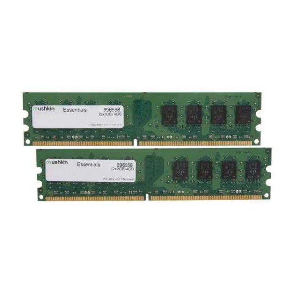 Mushkin 4GB /800 Essentials DDR2 RAM KIT (2x2GB) (996558)
