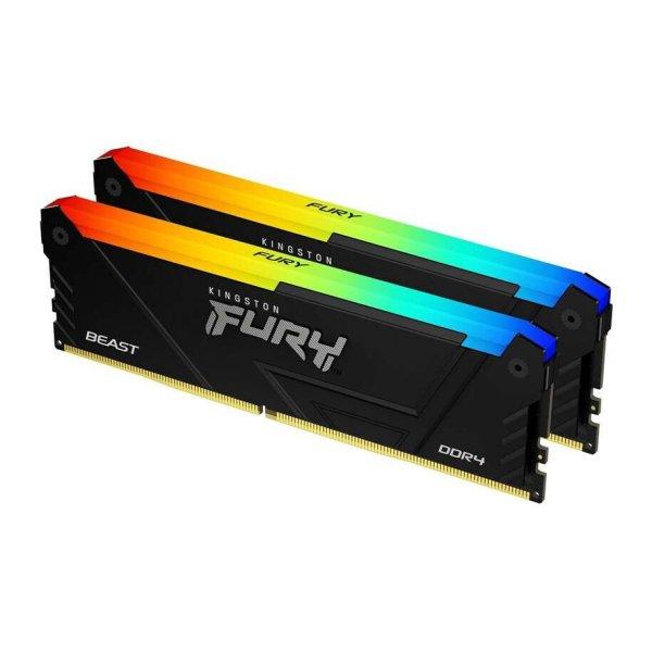 Kingston Technology FURY Beast RGB memóriamodul 32 GB 2 x 16 GB DDR4
(KF426C16BB2AK2/32)
