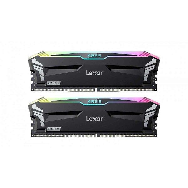Lexar 32GB / 7200 Ares RGB Black DDR5 RAM KIT (2x16GB) (LD5U16G72C34LA-RGD)