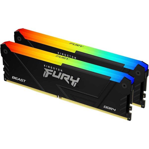 Kingston Technology FURY Beast RGB memóriamodul 32 GB 2 x 16 GB DDR4
(KF426C16BB12AK2/32)