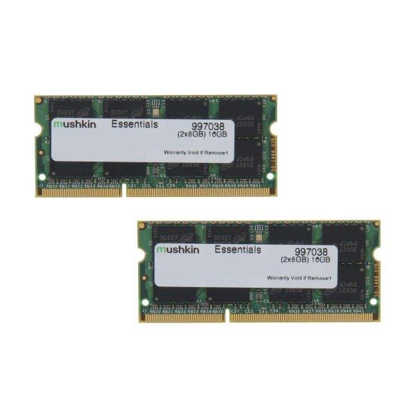 Mushkin 16GB /1600 Essentials DDR3 Notebook RAM KIT (2x8GB) (997038)
