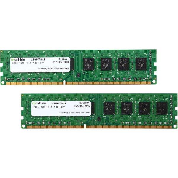 Mushkin 16GB /1600 Essentials DDR3 RAM KIT (2x8GB) (997031)