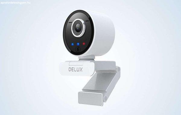 Intelligens webkamera mozgáskövető funkcióval és beépített mikrofonnal
Delux DC07 (fehér) 2MP 1920x1080p
