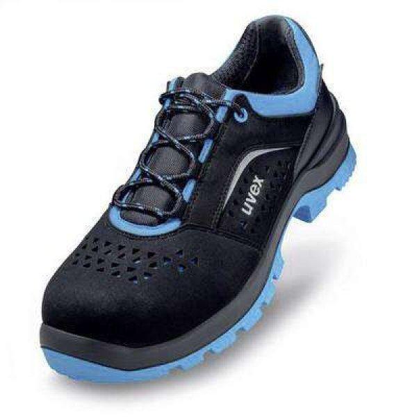 Uvex 2 xenova® 9554845 ESD biztonsági cipő S1 Méret: 45 Fekete, Kék 1 pár