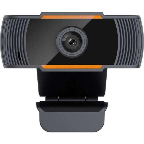 WELL WEBCAM-701BK-WL webkamera  mikrofonnal 720p  fekete (WEBCAM-701BK-WL)