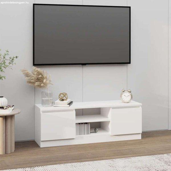 vidaXL fehér TV-szekrény ajtóval 102 x 30 x 36 cm