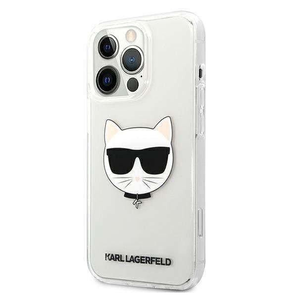Apple iPhone 13 Pro Max Karl Lagerfeld Transparent Choupette Head tok -
KLHCP13XCTR, Átlátszó
