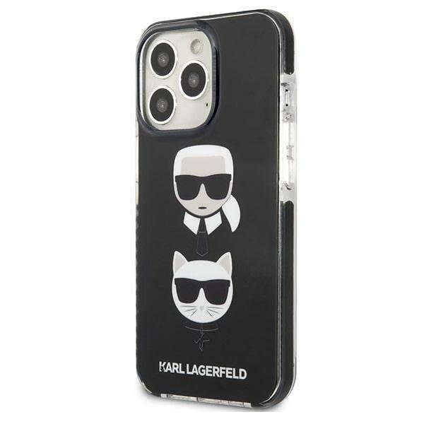 Apple iPhone 13 Pro Karl Lagerfeld Karl & Choupette Head tok - KLHCP13LTPE2TK,
Fekete
