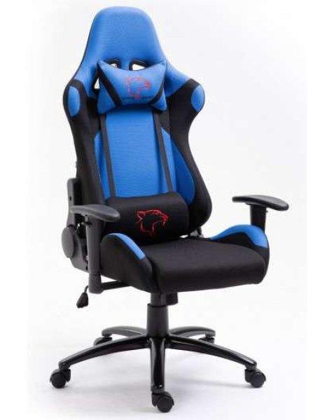 Dark Gamer szék nyak- és derékpárnával #kék-fekete